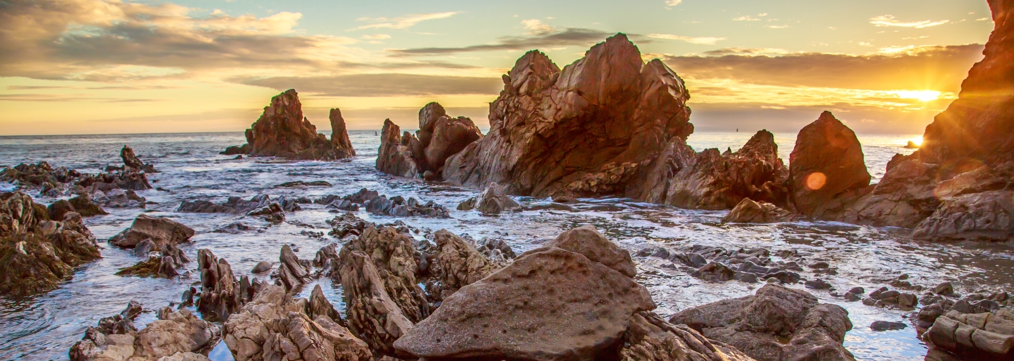 Rockformation at Sunset